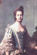 Allan Ramsay Queen Charlotte as painted by Allan Ramsay in 1762. painting